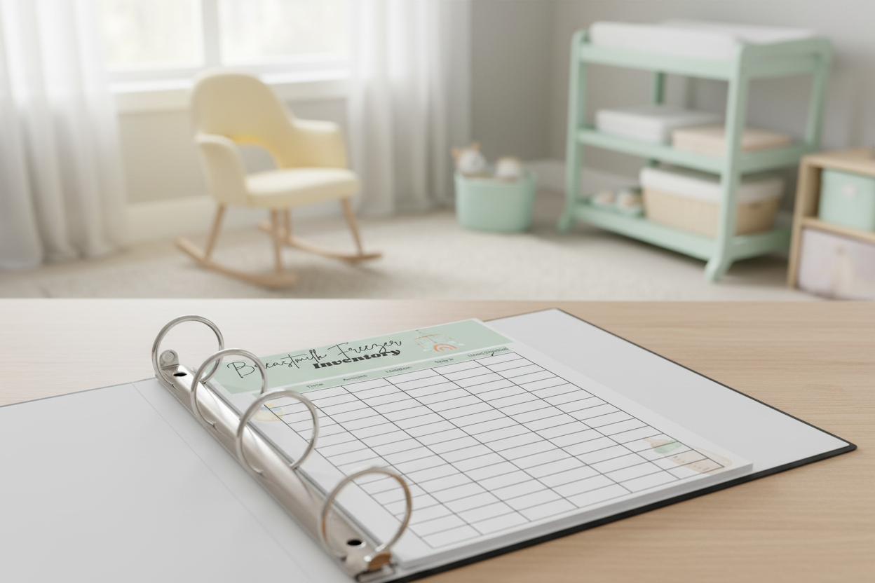Milk Freezer Inventory Tracker (Printable)